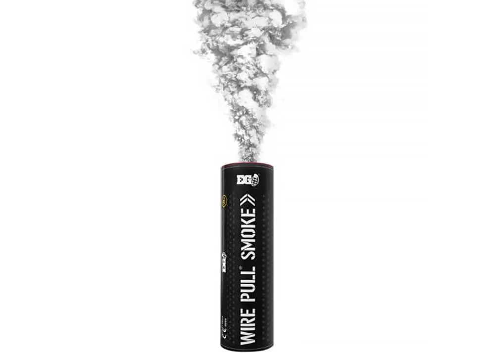 Smoke Grenade  WP40 Wire Pull - White