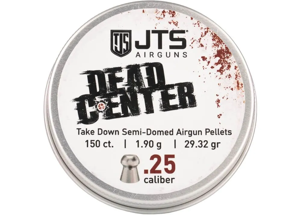 Airgun Pellets JTS Dead Center Precision Semi Domed 6.35 mm 29.32 grain
