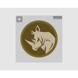 Rhino Kopf PVC Patch