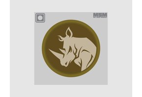 Rhino Head PVC patch