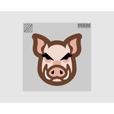 Pig Head Patch - Color