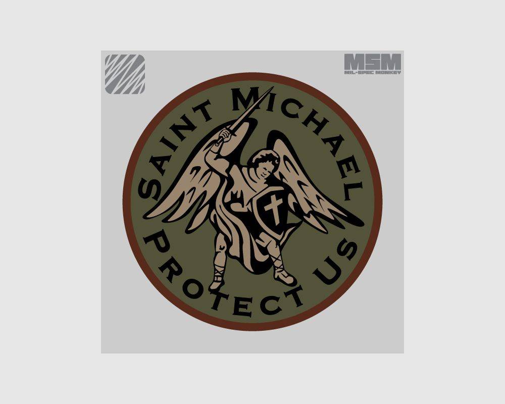 Saint Michael patch - Forest