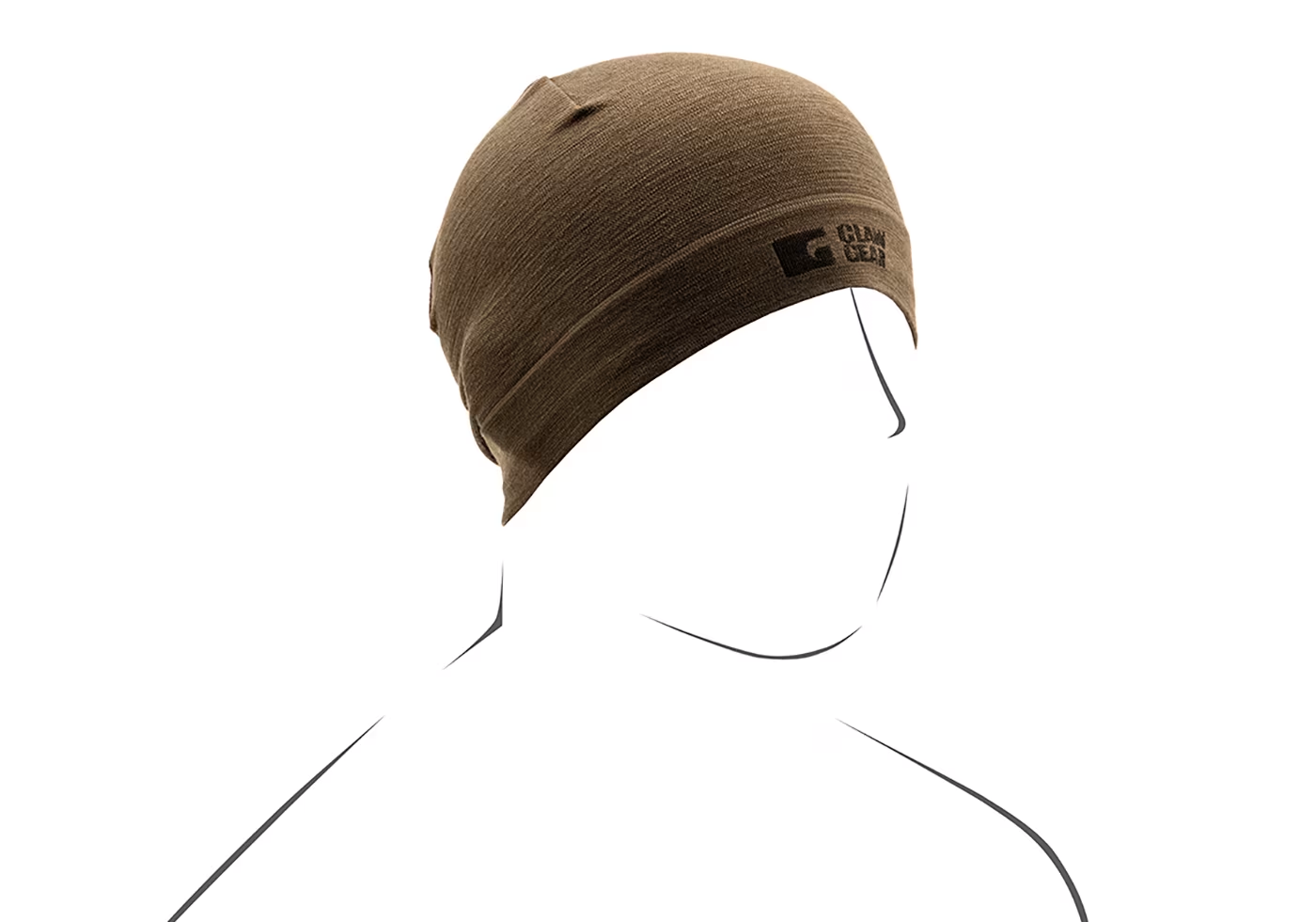 Merino Seamless Beanie - Stonegrey Olive