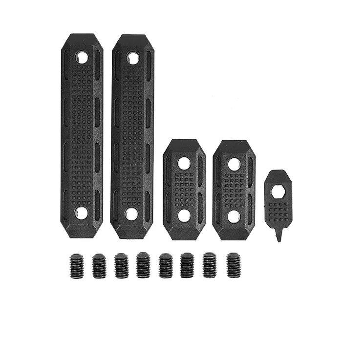 EP M-Lok Rail Cover Set - Black