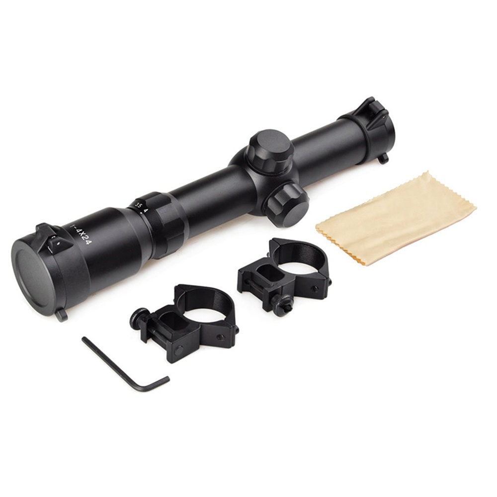 1-4x24 Tactical Scope - Black