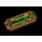 Large Walhalla Ticket Rubber Patch