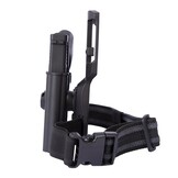 Mid Ride Belt Attachment With Thigh Strap - Black