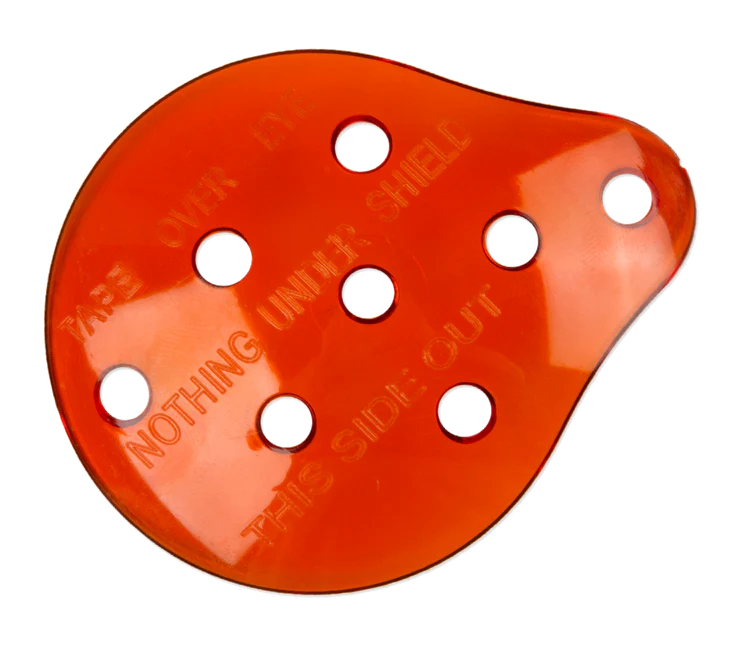 Orange Polycarbonate Eye Shield
