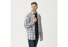 Trip Shirt Nylon Blend - Indigo Plaid
