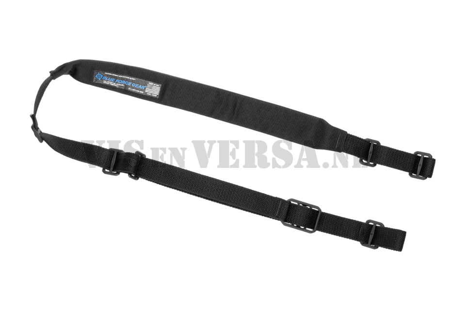Padded Vickers Push Button Sling - Black