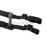 Padded Vickers Push Button Sling - Black