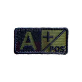 Blutgruppe Patch - Olive