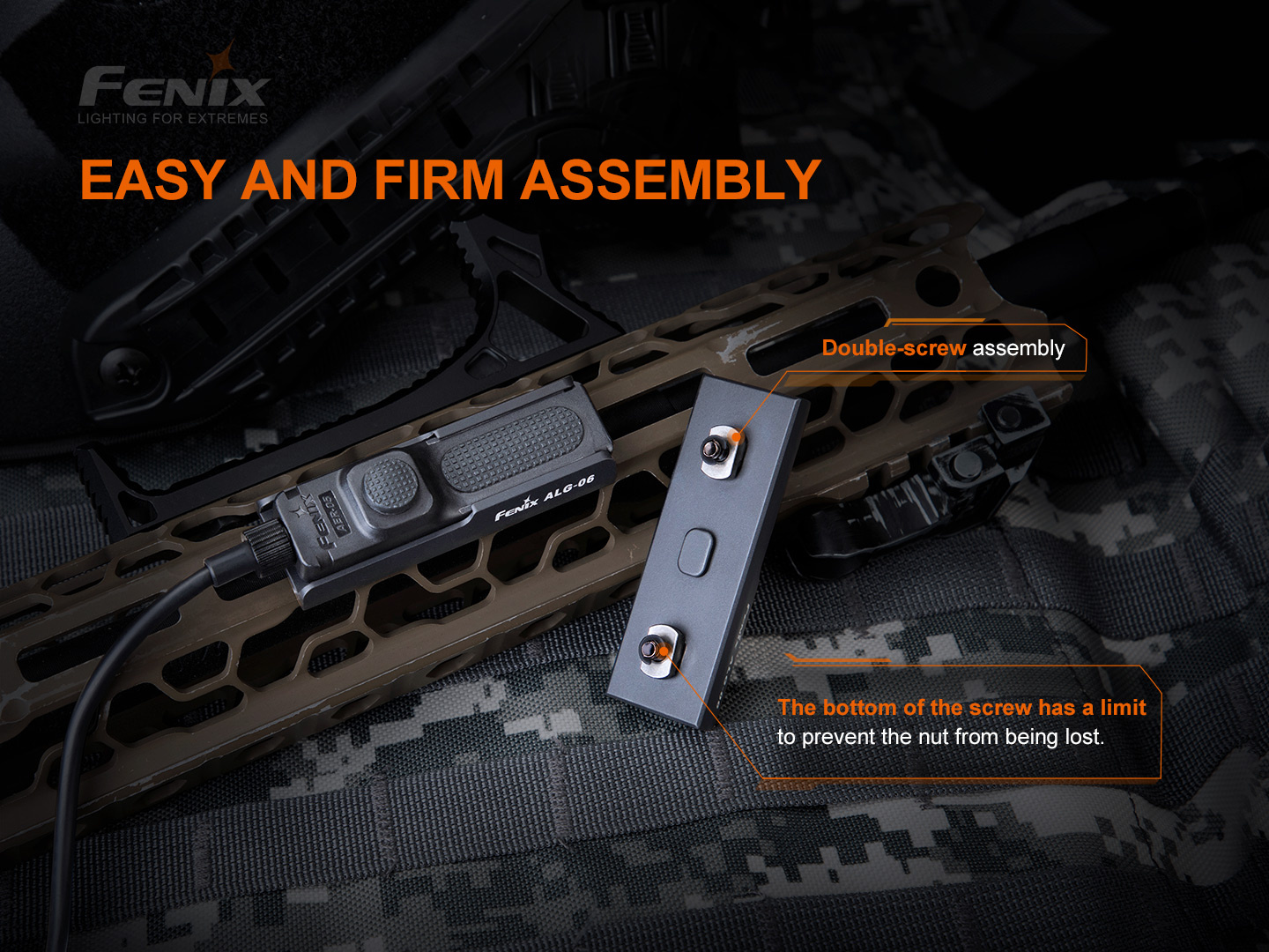 Fenix ALG-06 - M-LOK pressure switch mount