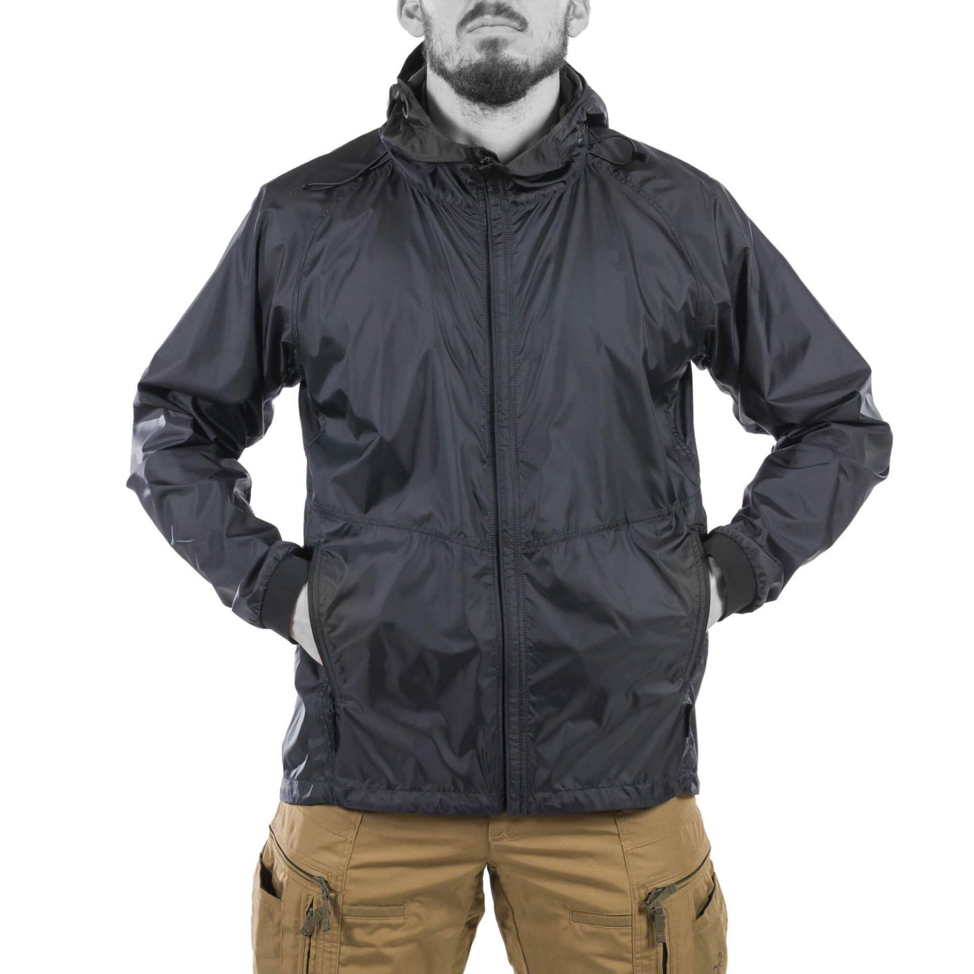Storm Chaser Windbreaker Jacket - Black