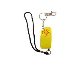 Personal alarm 24/7 Soft touch - Yellow