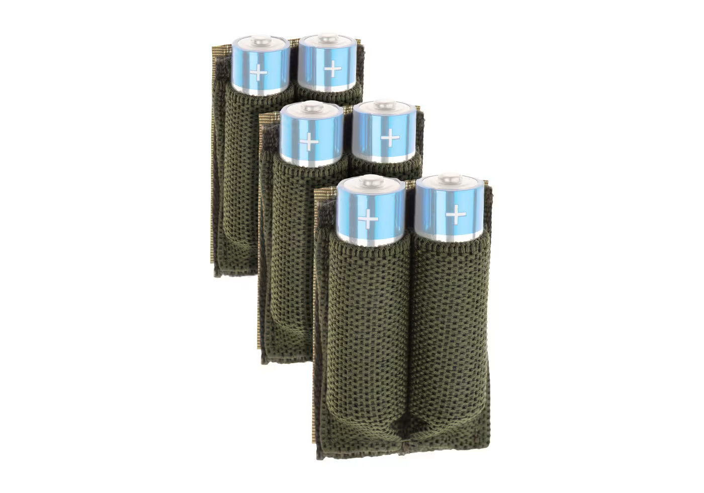 Battery Strap AA 3-Pack - Olive