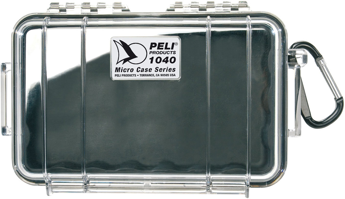 Micro Case 1040 - Black / Clear