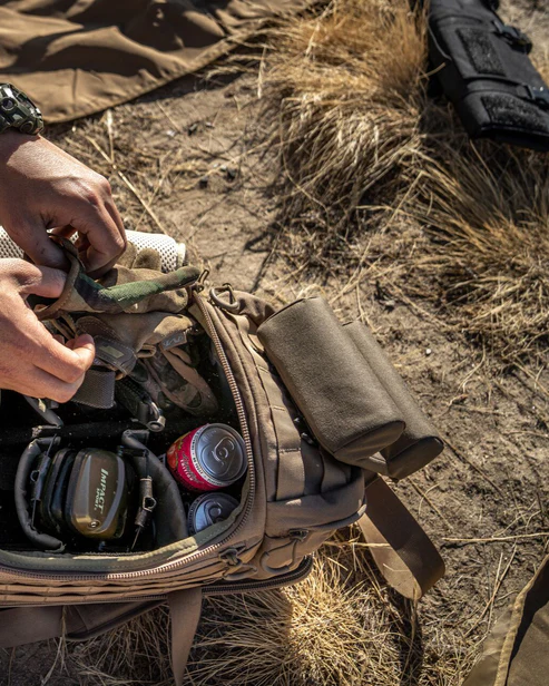 Pack Mounted Shooting Rest - Dry Earth