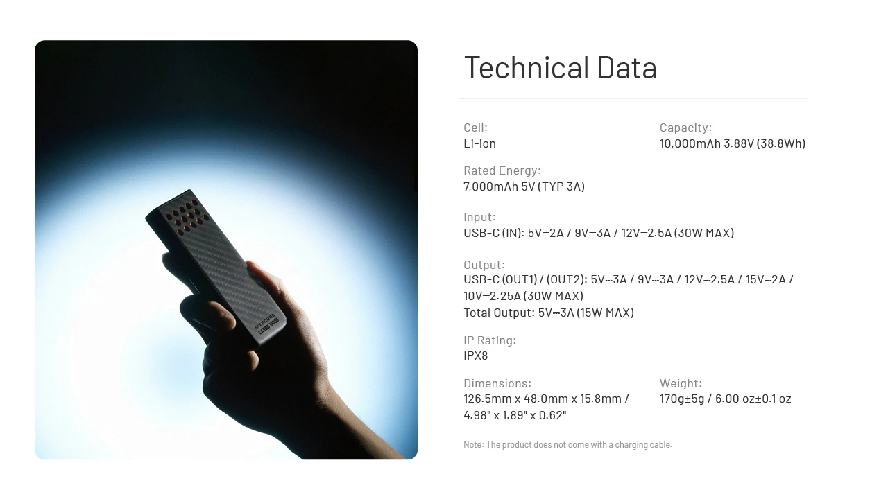 CARBO 10000 Gen2 10.000mAh - Orange