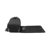 Laser Cut Wing Velcro Adjustable  Radio Pouch (Left Side)  - Black