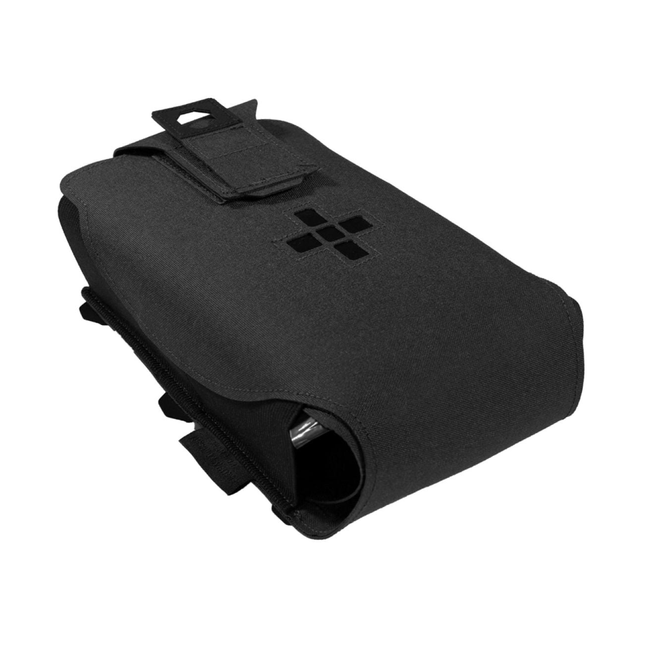 Laser Cut Large Horizontal Individual First Aid Kit Pouch - Black