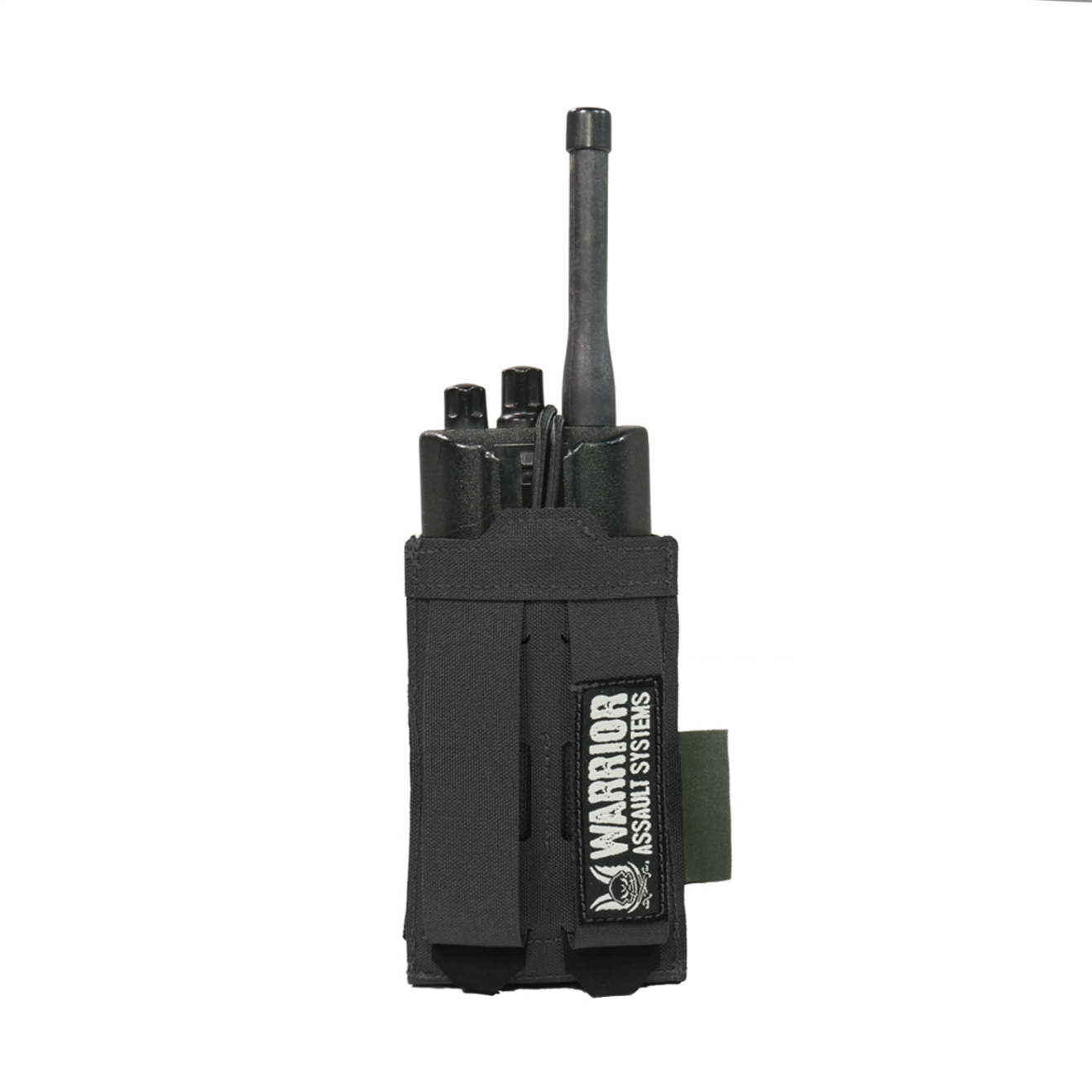 Laser Cut Adjustable  Radio Pouch - Black