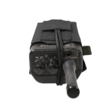 Laser Cut Adjustable  Radio Pouch - Black