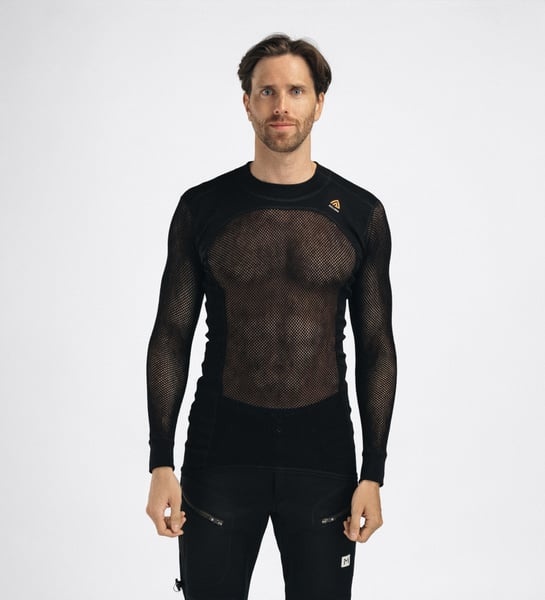 WoolNet Original Crewneck M's - Jet Black