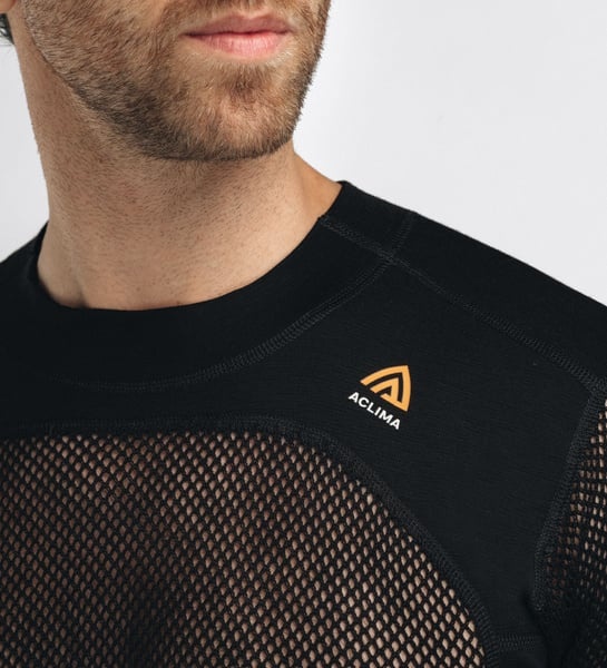 WoolNet Original Crewneck M's - Jet Black