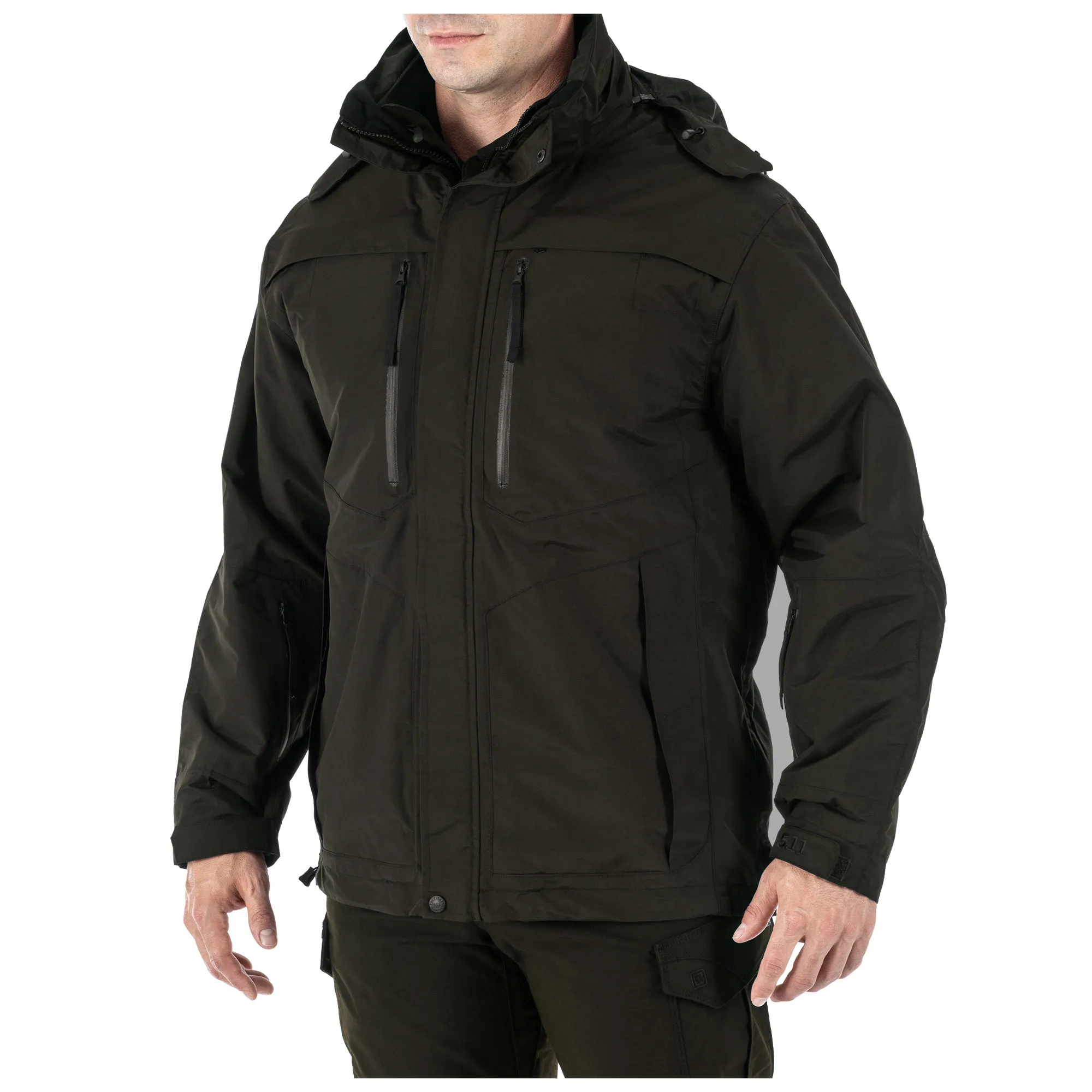 【25AW】FUSION FIT TACTICAL JACKET BLACK48 Tactical Softshell Jacket