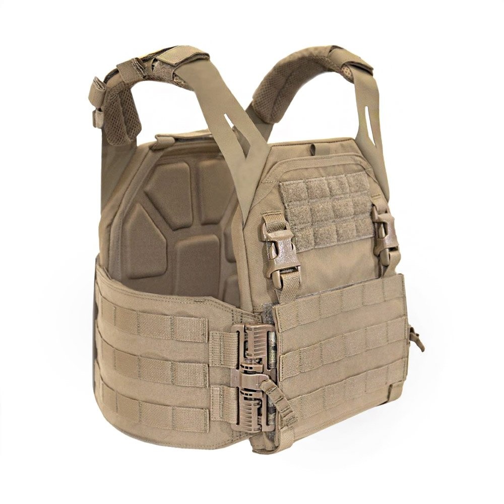 LPC V1 Low Profile Carrier w Detachable triple 5.56 M4 Panel - Coyote Tan