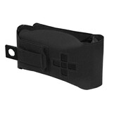Laser Cut Small Horizontal Individual First Aid Kit Pouch - Black