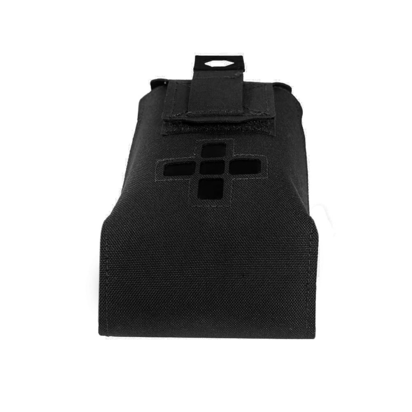 Laser Cut Small Horizontal Individual First Aid Kit Pouch - Black