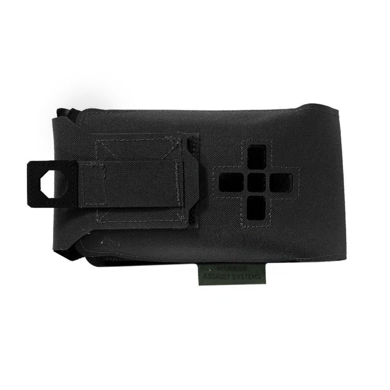 Laser Cut Small Horizontal Individual First Aid Kit Pouch - Black