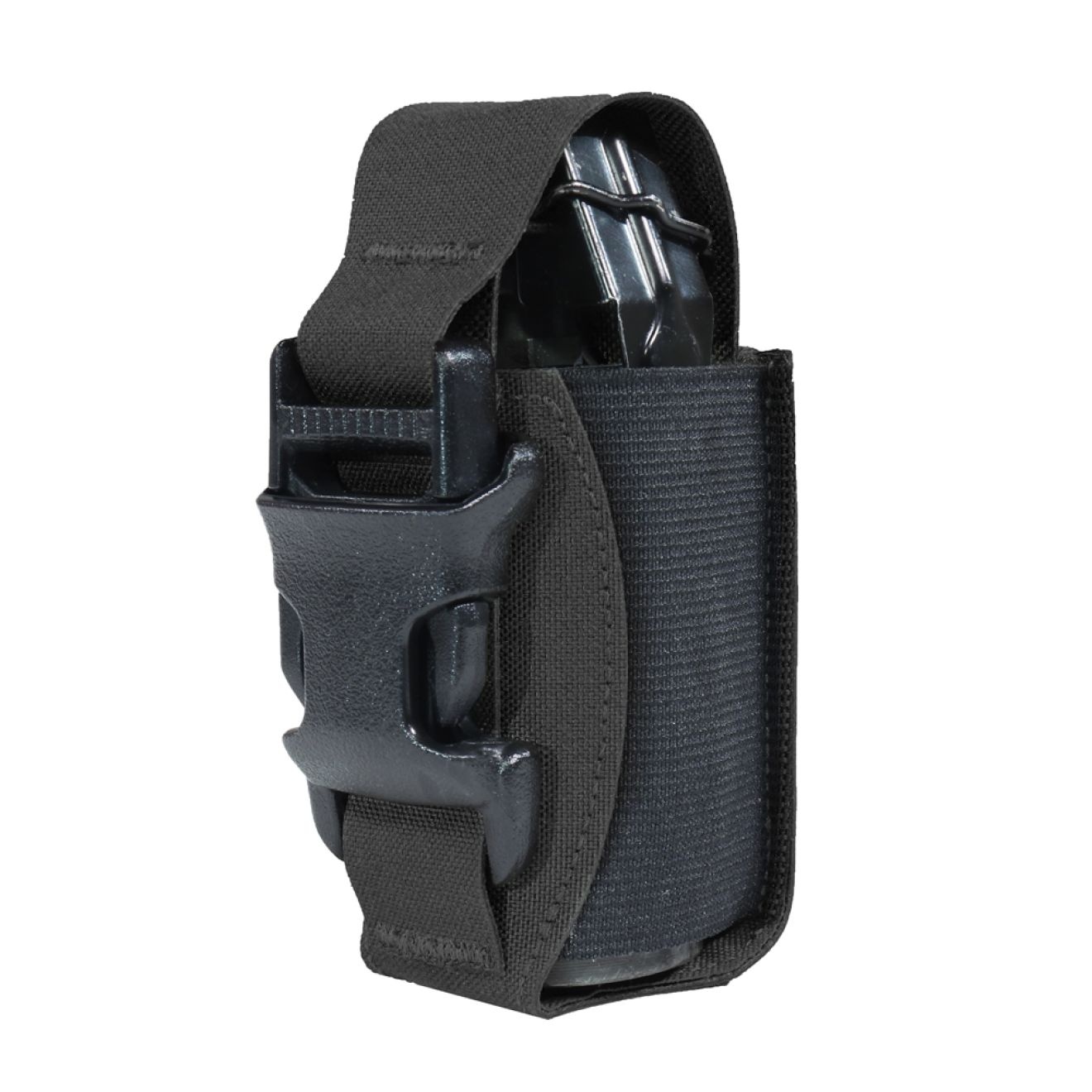 Laser Cut Single 40mm Flashbang Pouch - Black