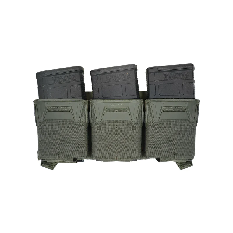 Pincer Placard .308 Triple Mag Pouch - Ranger Green