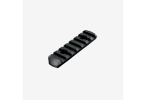 MOE® Polymer Rail, 7 Slots - Black