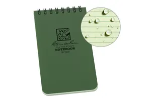Pocket Top Spiral Notebook 7,62cm X 12,7cm - Olive