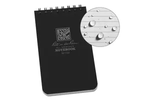 Pocket Top Spiral Notebook 7,62cm X 12,7cm - Black