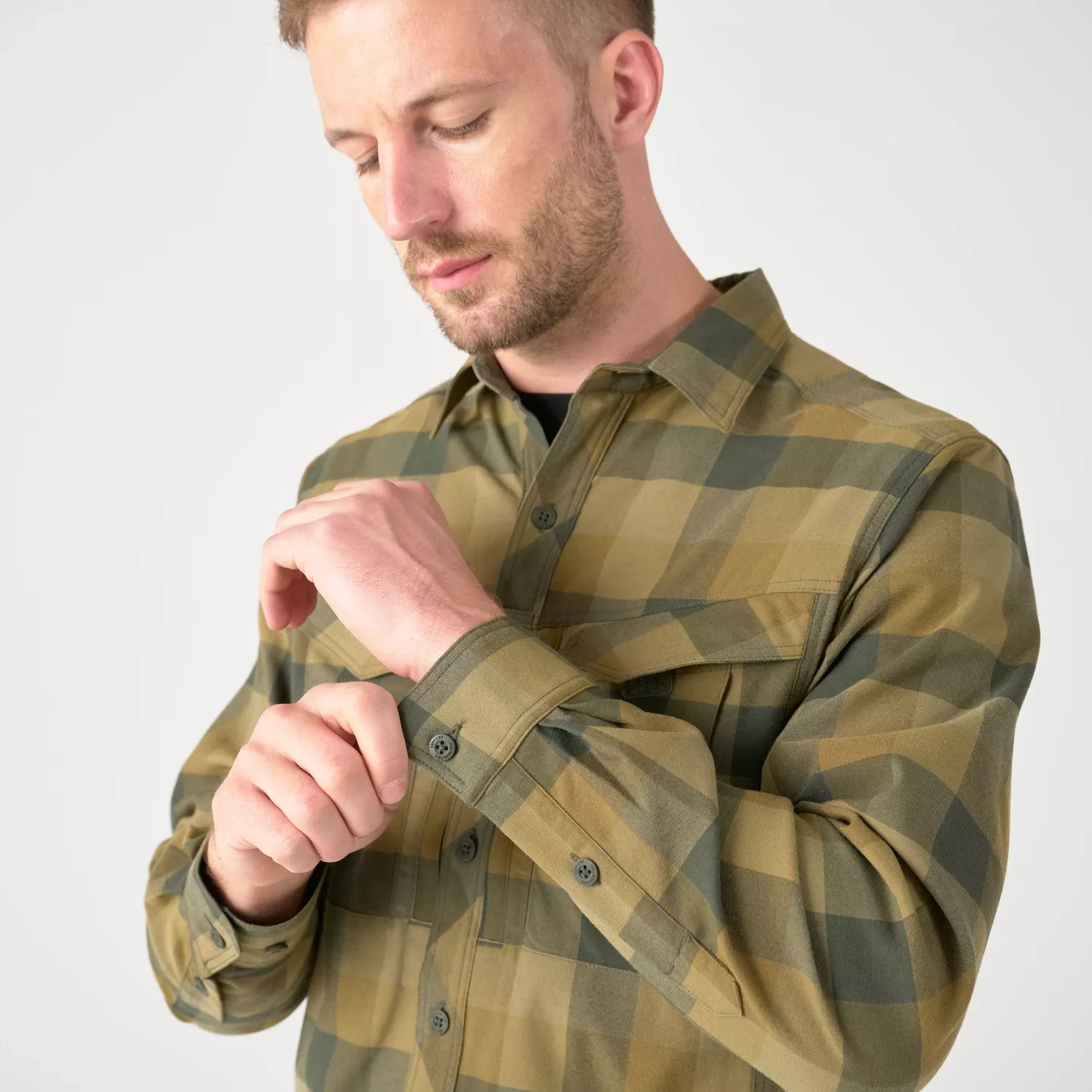Defender Mk2 Shirt Nylon Sorona Blend - Bayou Moss Checkered