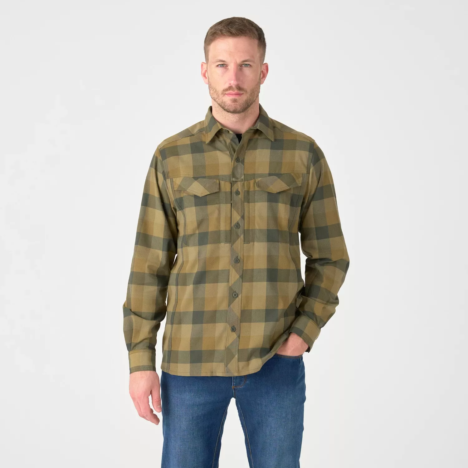 Defender Mk2 Shirt Nylon Sorona Blend - Bayou Moss Checkered