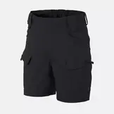 UTS Shorts 6" PolyCotton Stretch Ripstop  - Black