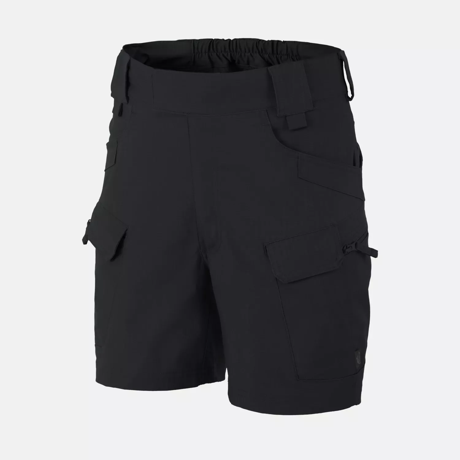UTS Shorts 6" PolyCotton Stretch Ripstop  - Black