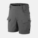 UTS Shorts 6" PolyCotton Stretch Ripstop  - Shadow Grey