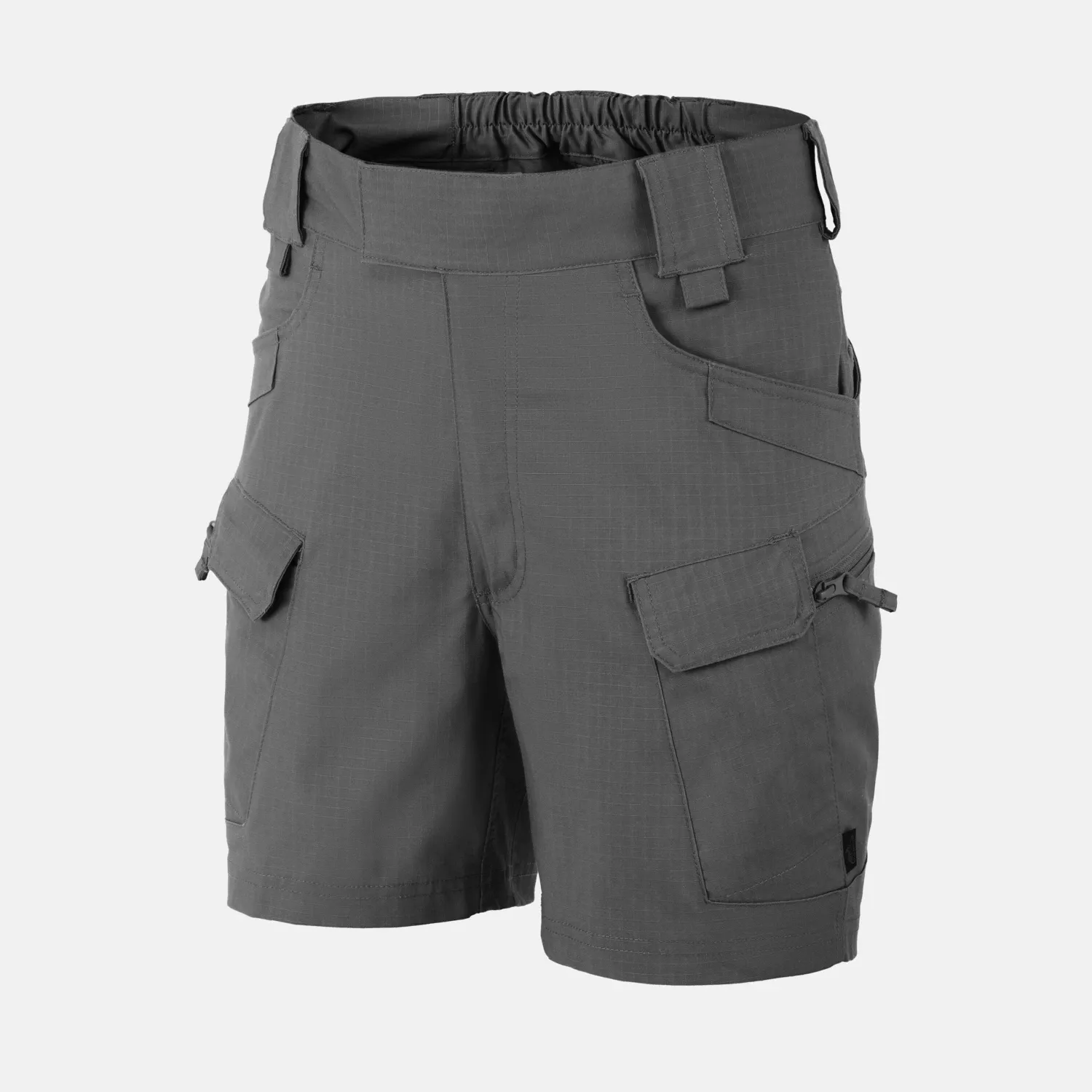UTS Shorts 6" PolyCotton Stretch Ripstop  - Shadow Grey