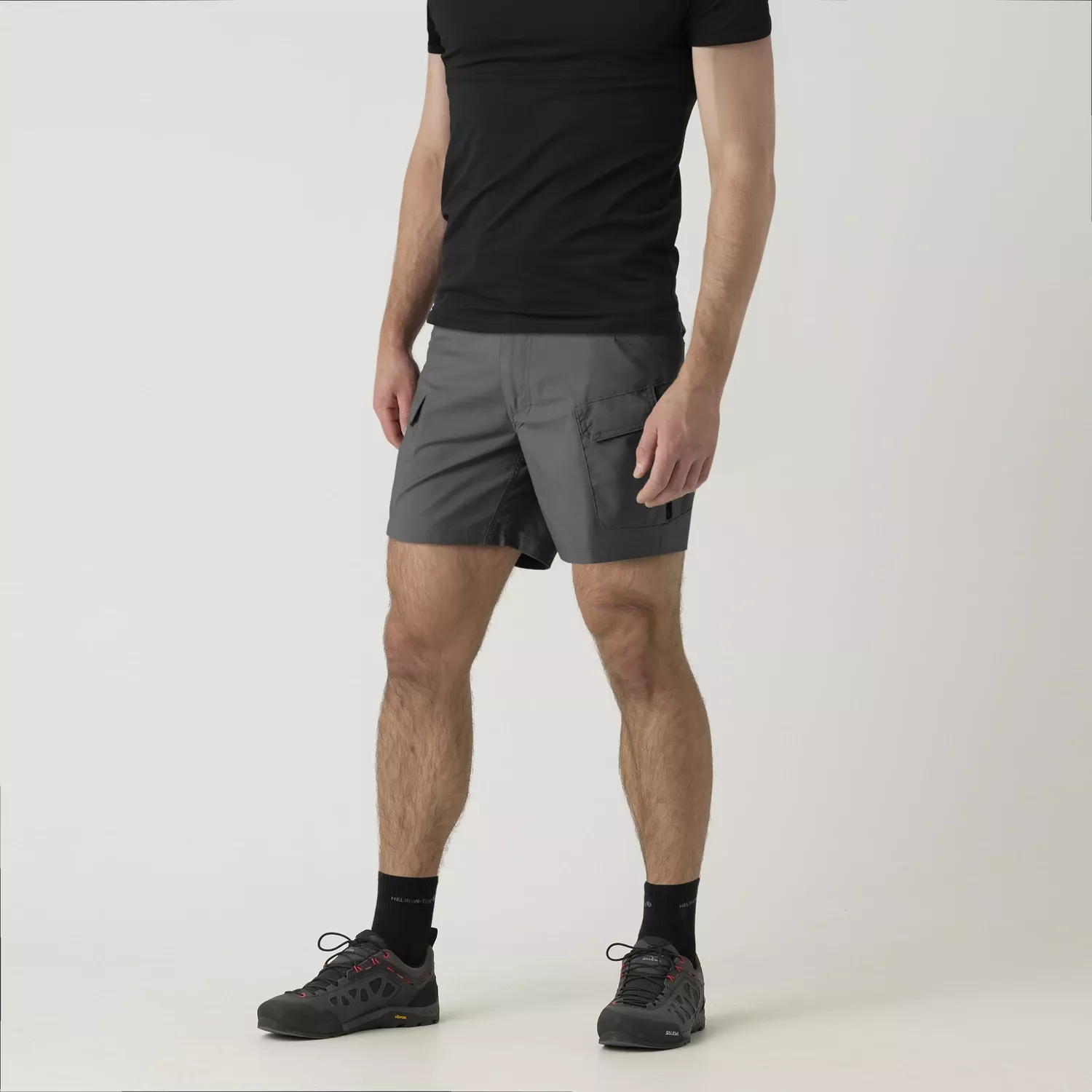 UTS Shorts 6" PolyCotton Stretch Ripstop  - Shadow Grey