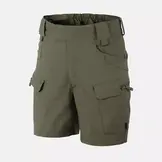 UTS Shorts 6" PolyCotton Stretch Ripstop  - Olive Green