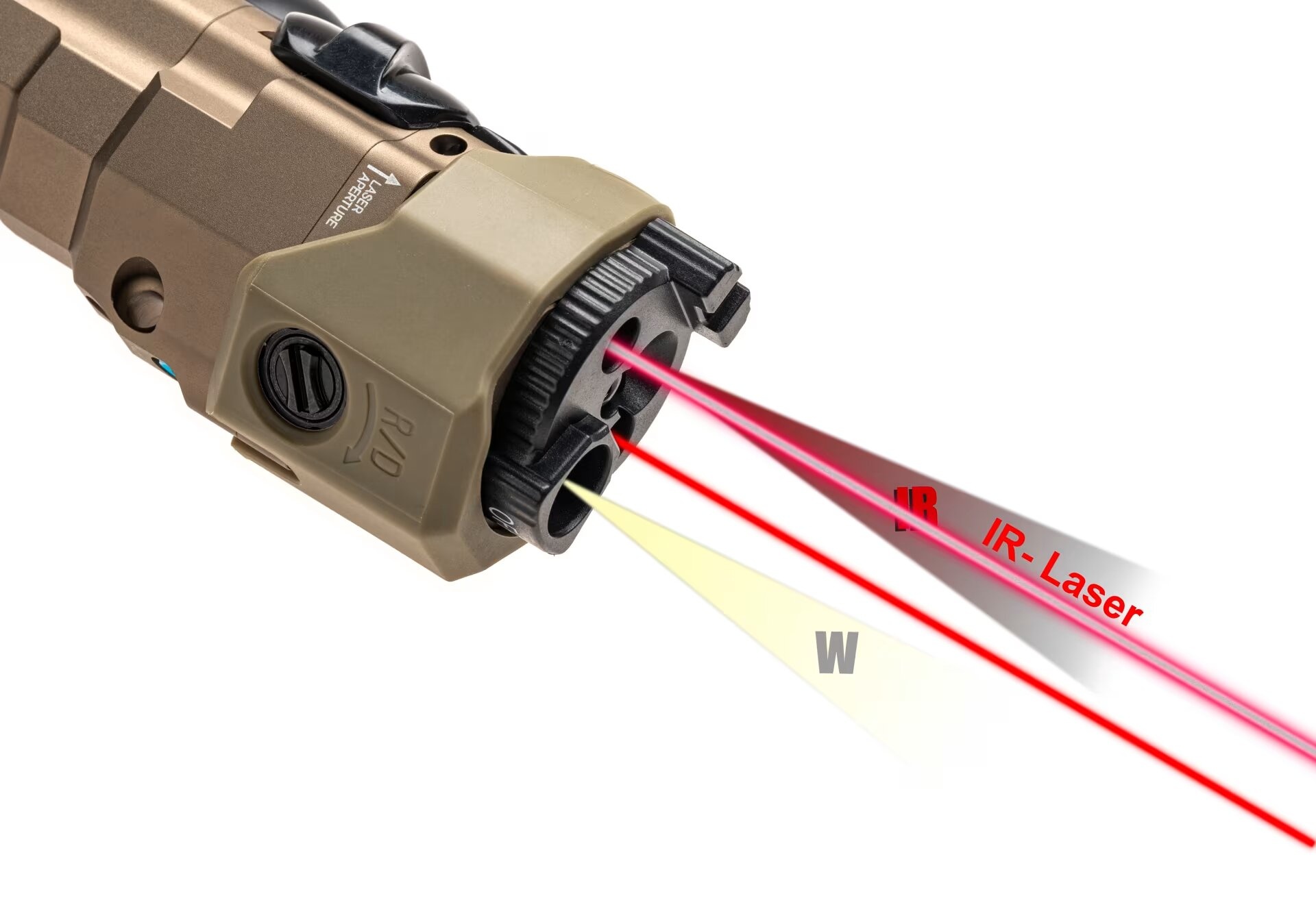 MAWL-C1+ Visible Led + IR Led + Red Laser