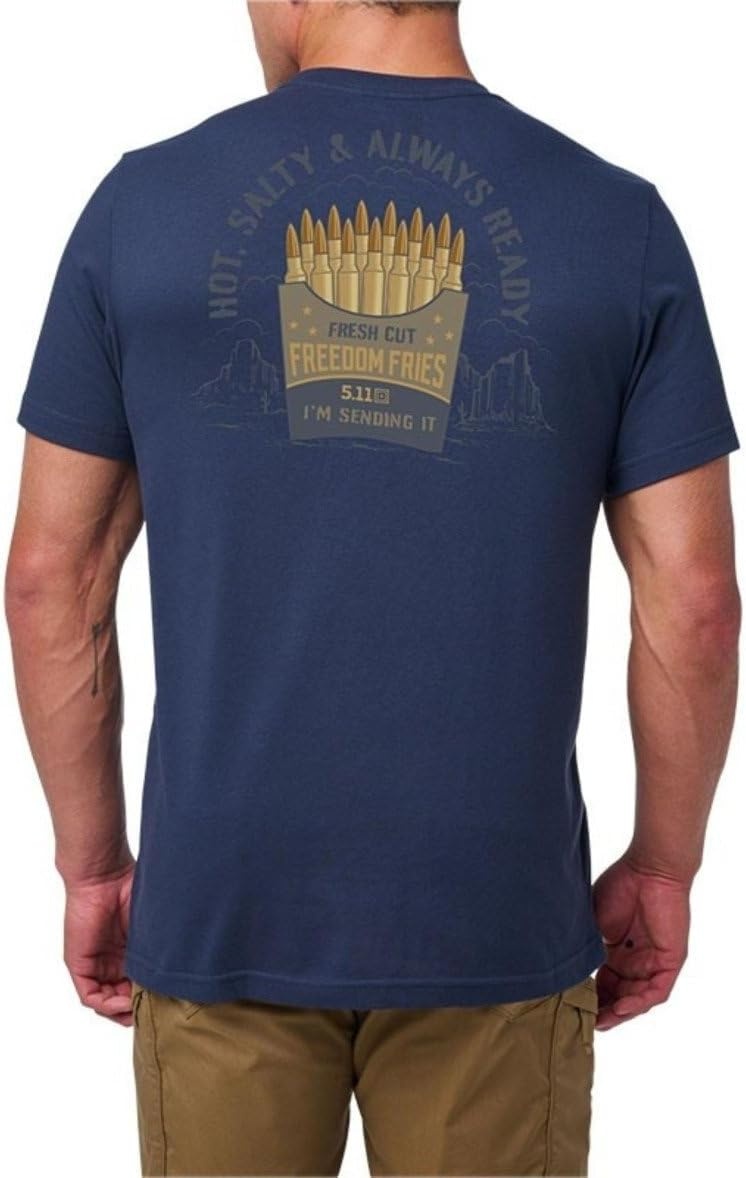 Freedom Fries Tee - Pacific Navy