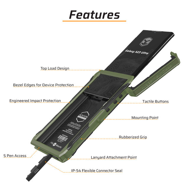 Advntr Phone Case - Galaxy S24U - Olive Drab
